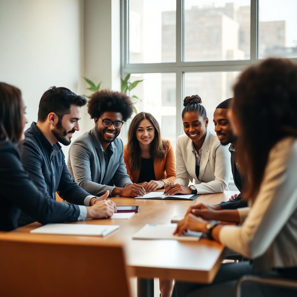 Orginone HR team collaborating with a client